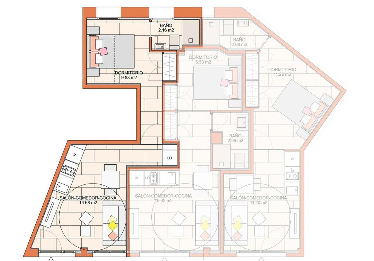 New 1 Min Metro, Cozy 1 Bed Close To Downtown, Wifi A 마드리드 외부 사진